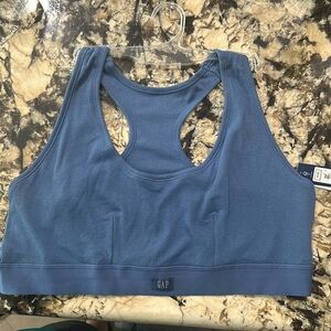 NWT GAP BODY COTTON RIB RACERBACK BRAKETTE